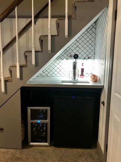 500 Sleepy Hollow Road Pittsburgh, PA 15228 - Photo 18 of 20 Bar with beer tap & wine fridge