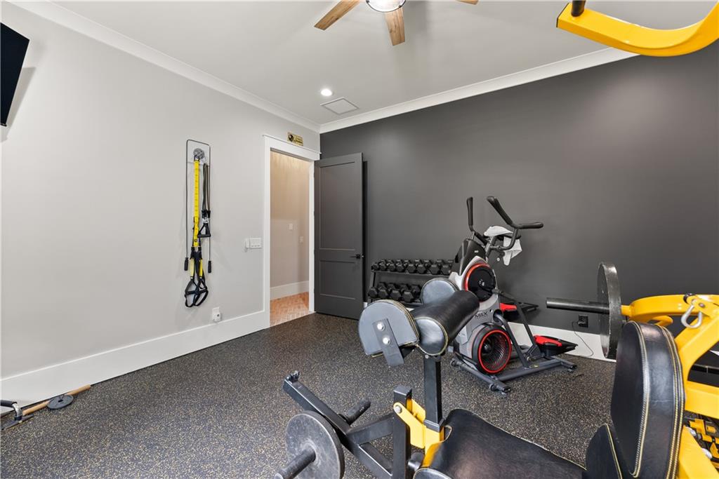 373 Fortress Way Jefferson, GA 30549 - Photo 45 of 118 a view of a room with gym equipment