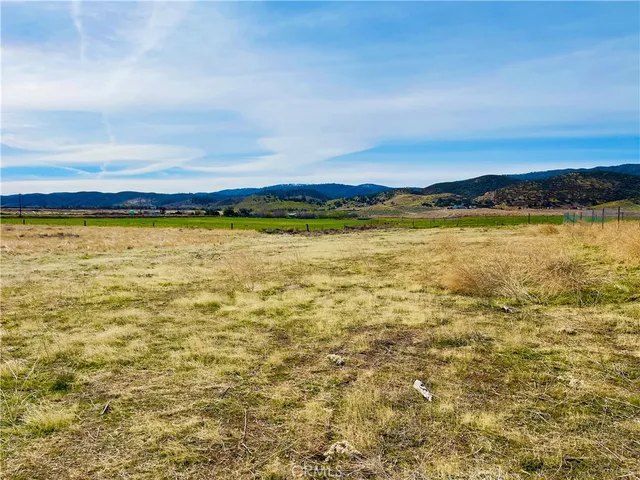 a view of an ocean from a yard