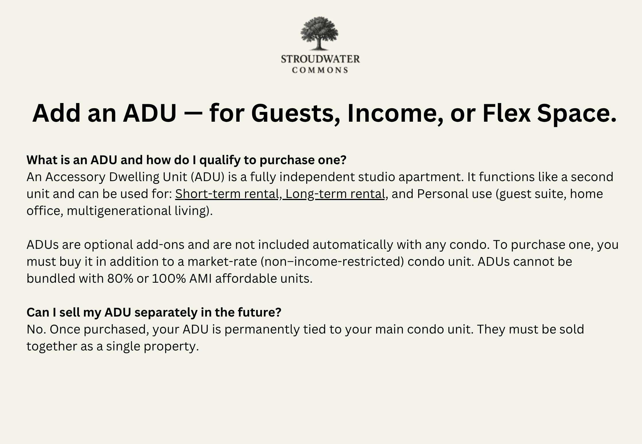 1 Firefly Street, Unit 403/103 Portland, ME 04102 - Photo 2 of 26 ADU Card