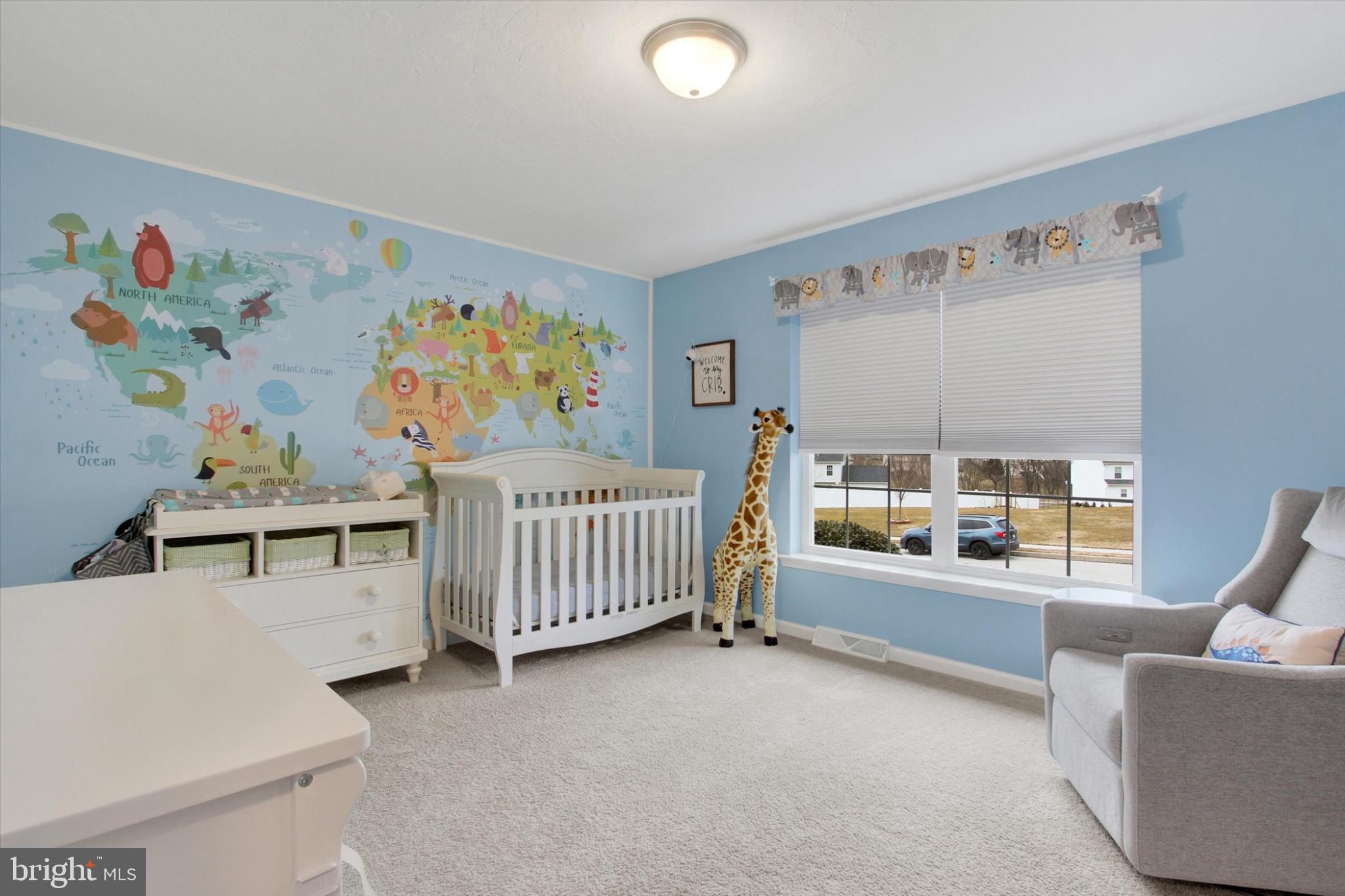 1224 Bair Road Hanover, PA 17331 - Photo 14 of 30 Whimsical nursery with playful world map.