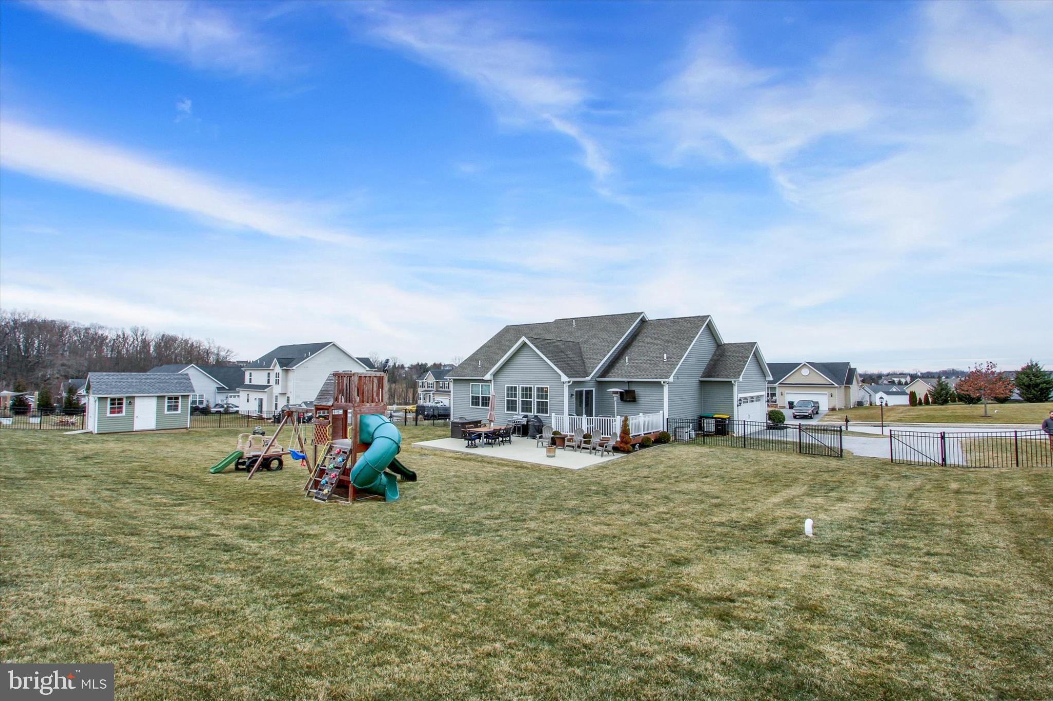 1224 Bair Road Hanover, PA 17331 - Photo 26 of 30 Spacious yard with playset and serene skies.