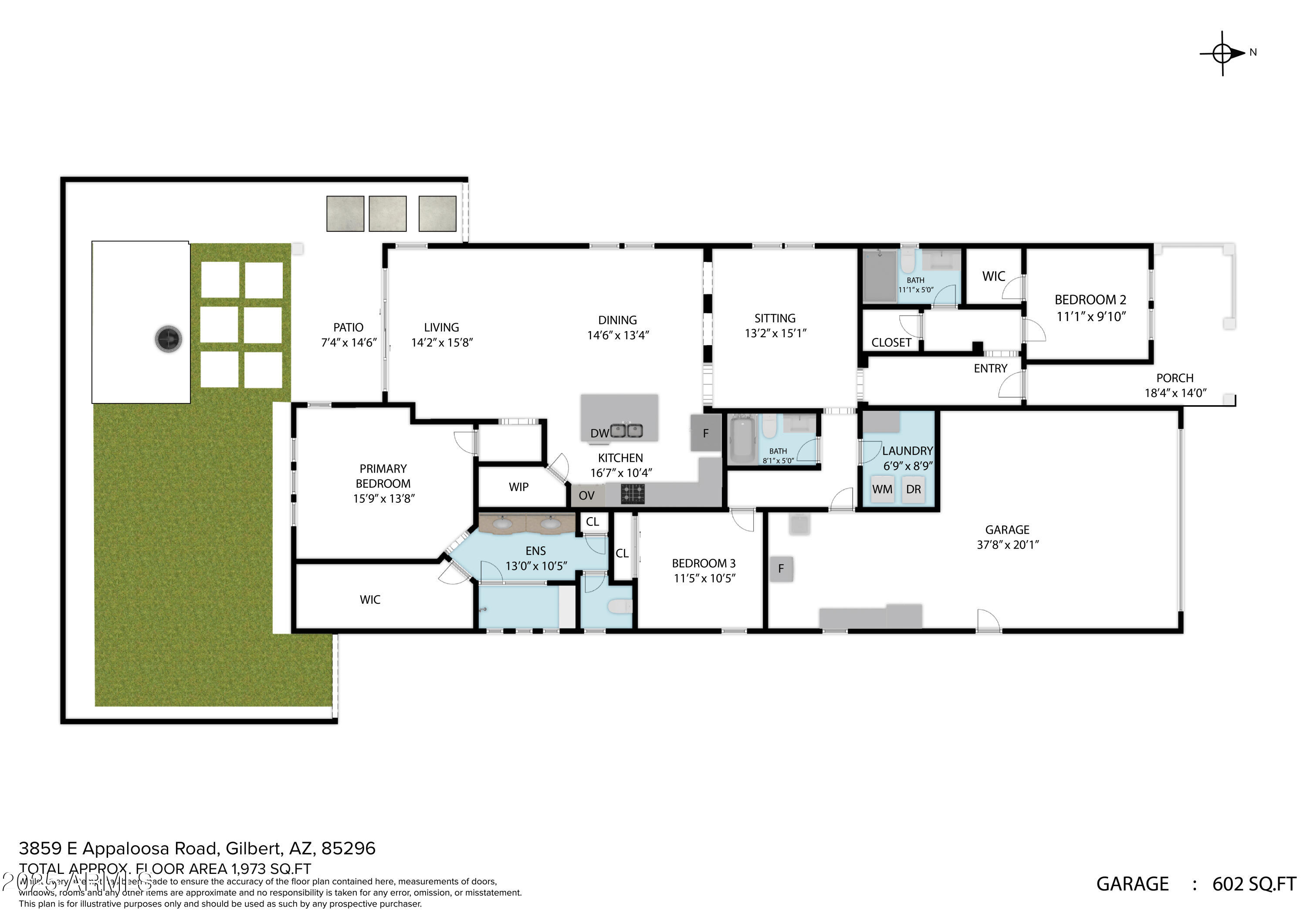 3859 East Appaloosa Road Gilbert, AZ 85296 - Photo 96 of 96 floorplan-2d