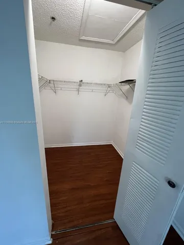 a view of walk in closet