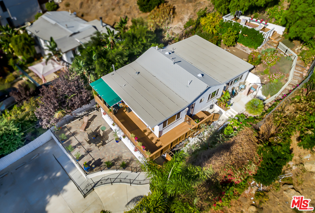 3938 Las Flores Canyon Road Malibu, CA 90265 - Photo 19 of 21 an aerial view of a house