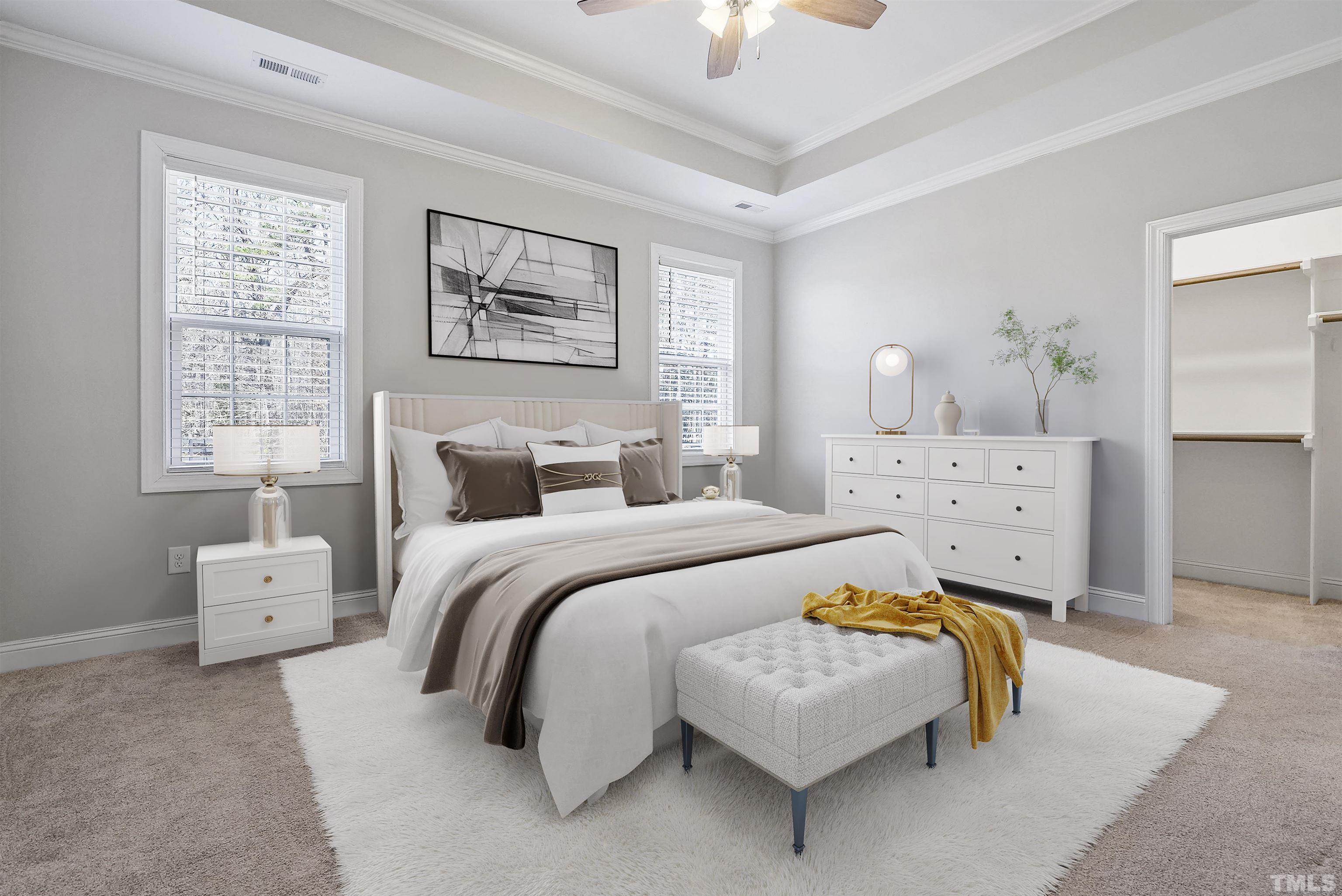 4085 Old 75 Highway Stem, NC 27581 - Photo 14 of 36 a bedroom with a bed and a couch