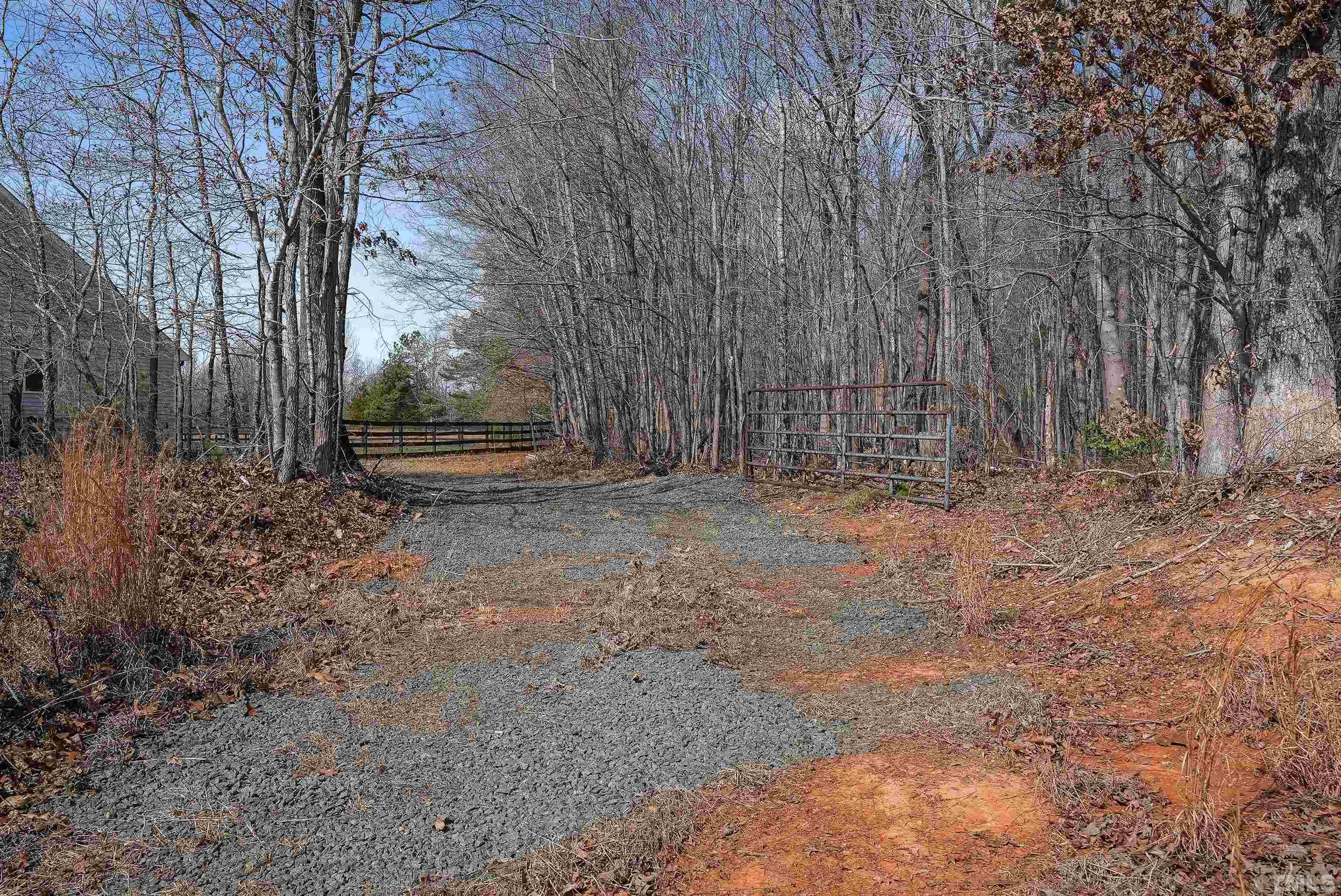 4085 Old 75 Highway Stem, NC 27581 - Photo 35 of 36 a backyard of a house with lots of green space