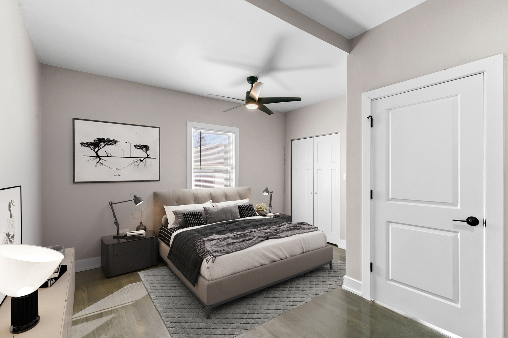 7501 South Morgan Street Chicago, IL 60620 - Photo 11 of 24 a bedroom with a bed couches and a window