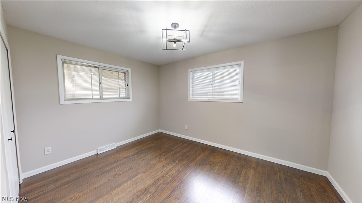 1224 Cordova Road Mayfield Heights, OH 44124 - Photo 17 of 29 Spare room featuring dark hardwood / wood-style flooring