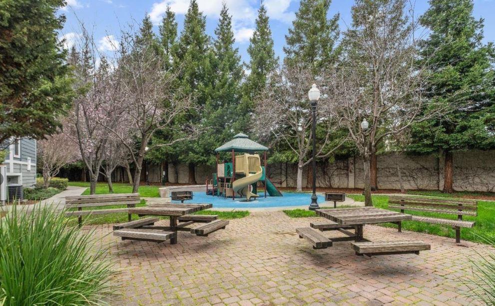 658 Kingsford Way Hayward, CA 94541 - Photo 31 of 38 a park view with a bench and trees in the park