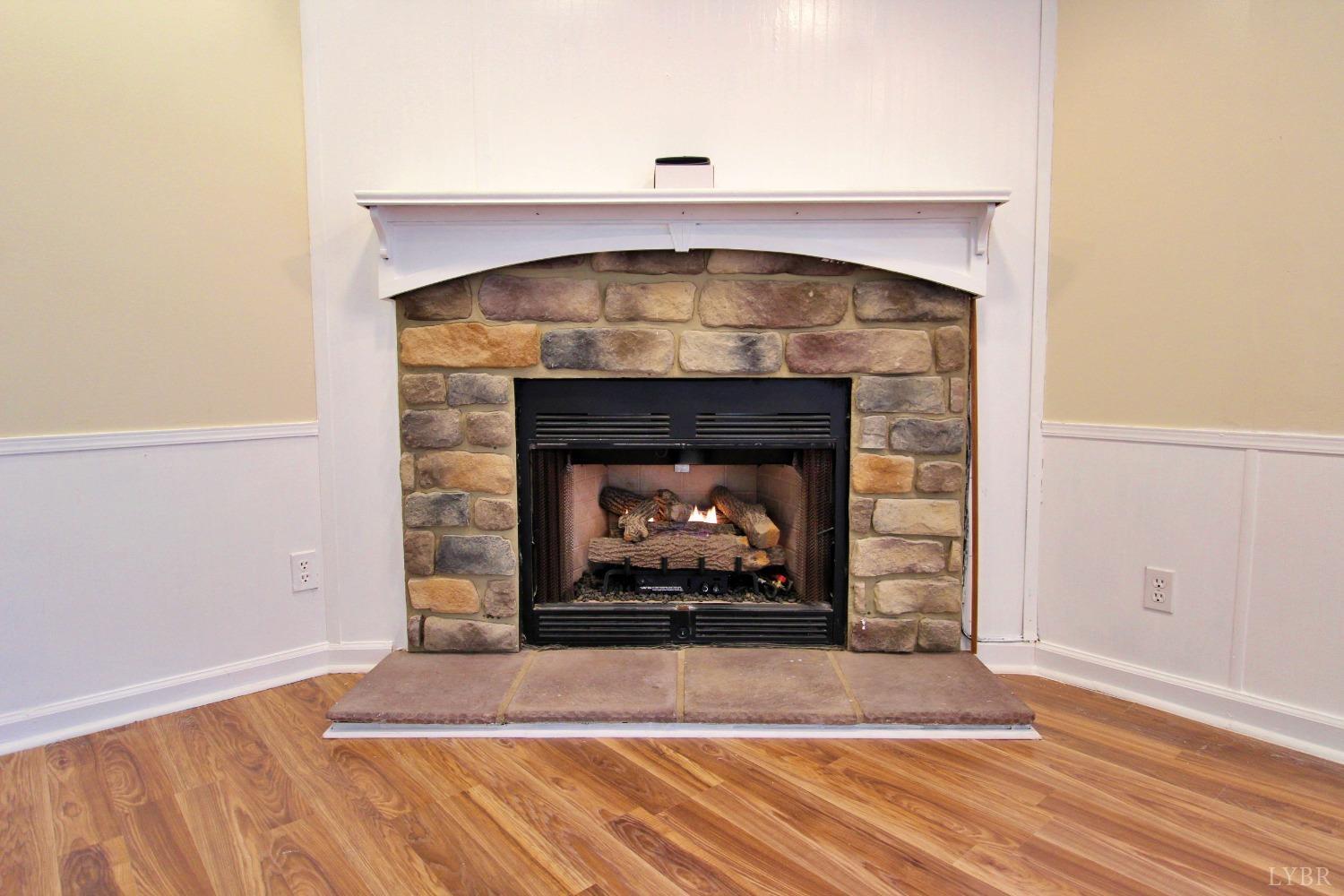 1908 Holiday Lake Road Appomattox, VA 24522 - Photo 13 of 35 a fireplace with a fireplace