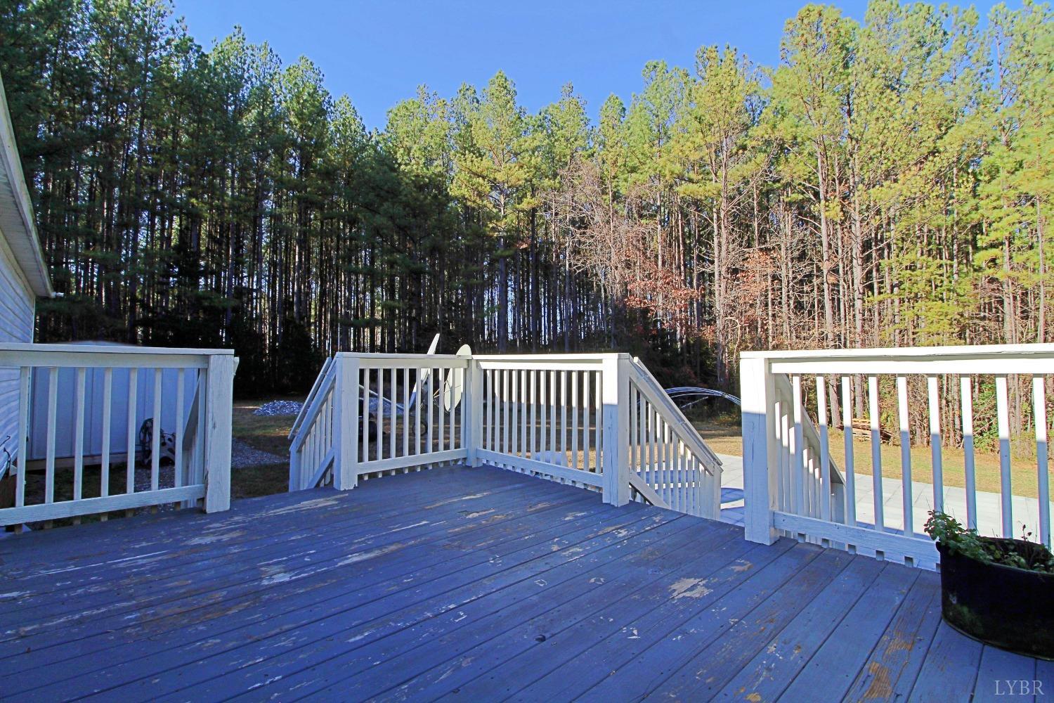 1908 Holiday Lake Road Appomattox, VA 24522 - Photo 26 of 35 a view of deck and garden