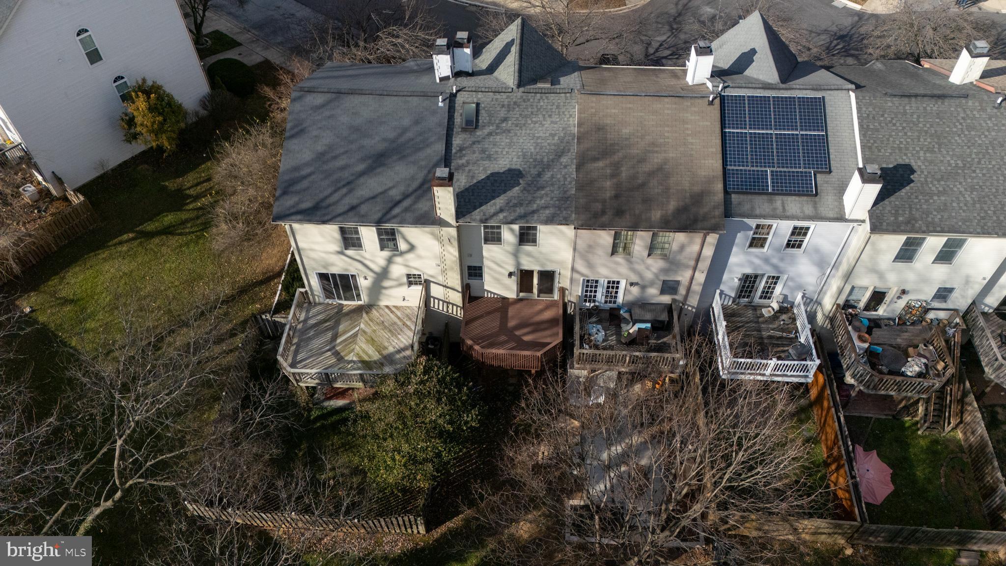58 Victoria Square Frederick, MD 21702 - Photo 26 of 26 an aerial view of a house with garden space and parking