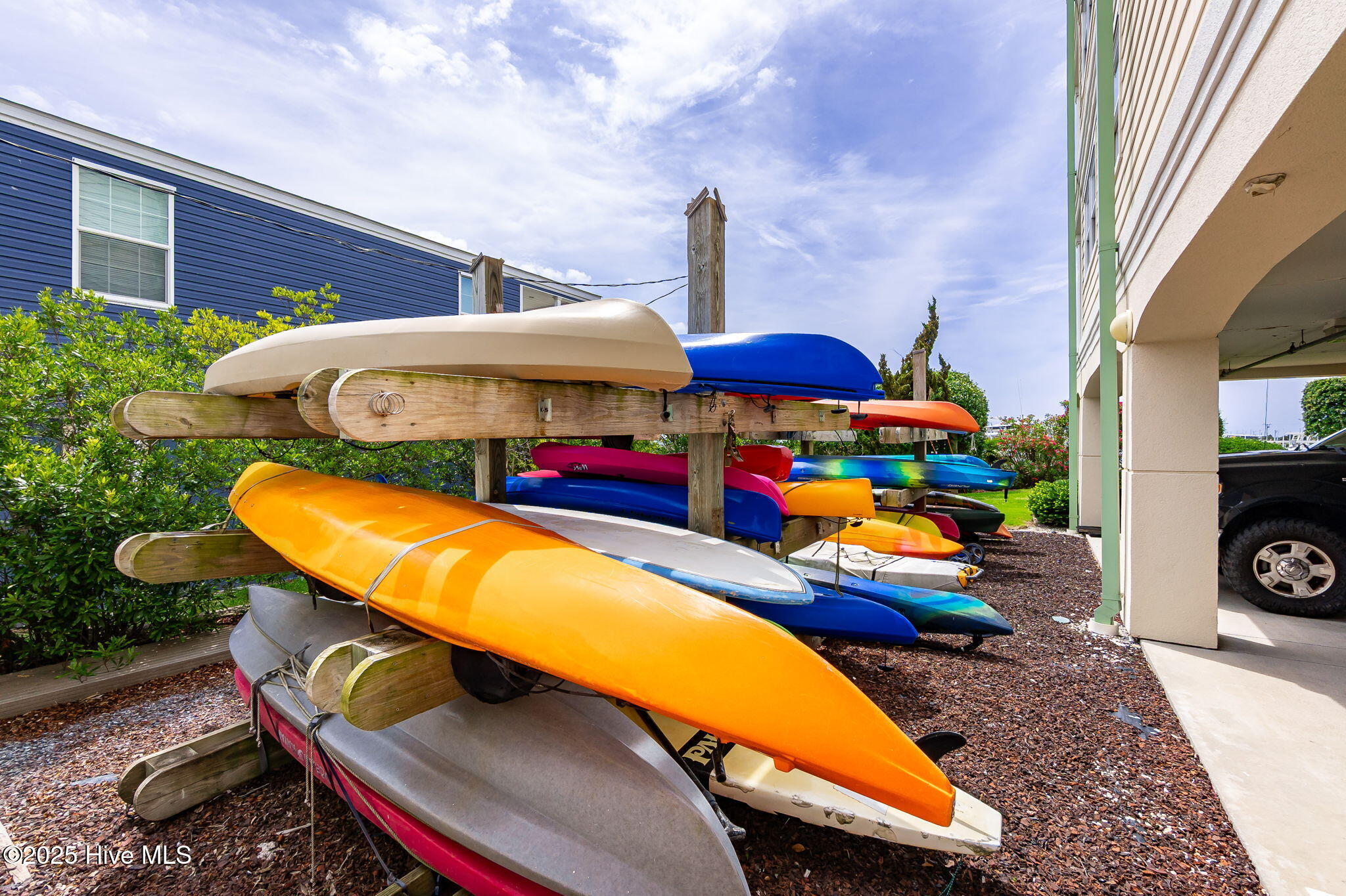 212 Old Causeway Road, Unit 107 & B13 SLIP Beaufort, NC 28516 - Photo 36 of 49 Kayak storage