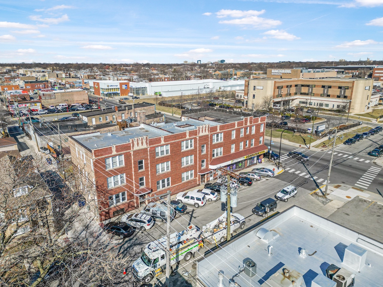 5701 West Roosevelt Road, Unit 3W Cicero, IL 60804 - Photo 6 of 8 an aerial view of a city