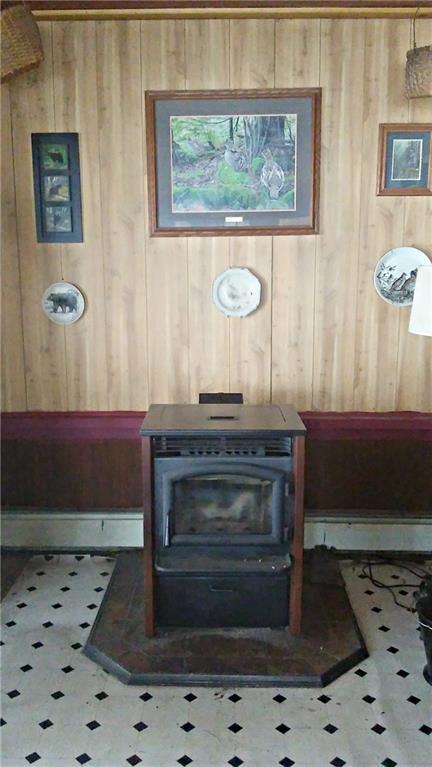 1204 Canada Road Moscow, ME 04920 - Photo 14 of 23 Pellet Stove in Living Room