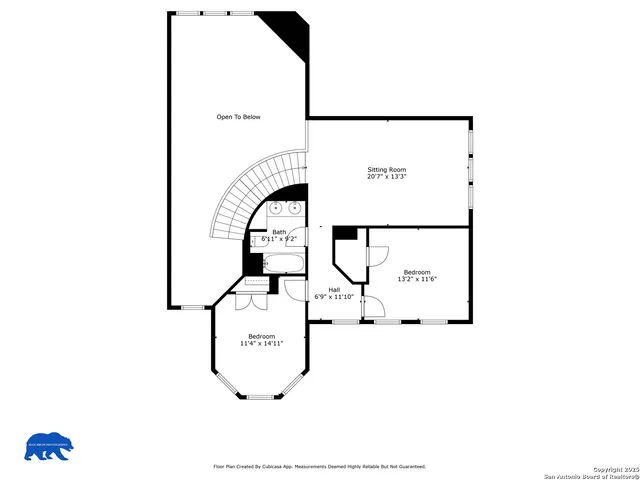 a picture of a bench in front of a mirror