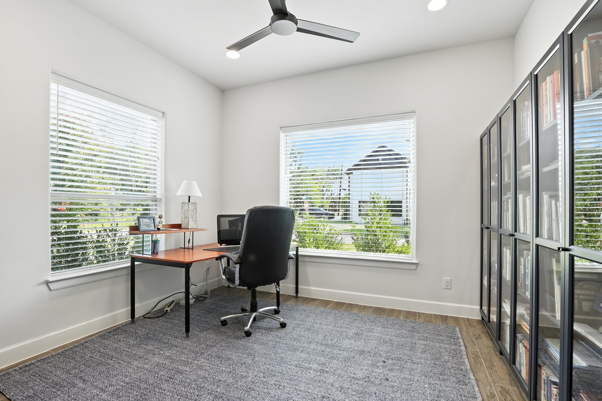 3202 Ozark Street Houston, TX 77021 - Photo 18 of 37 a view of a workspace with furniture and a window