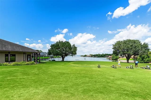 a view of living room with wooden floor