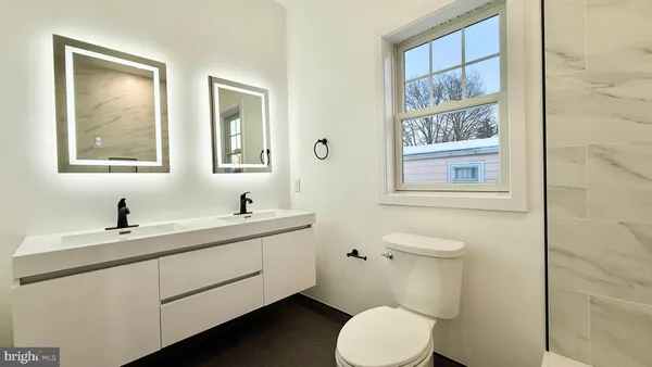 a utility room with a window