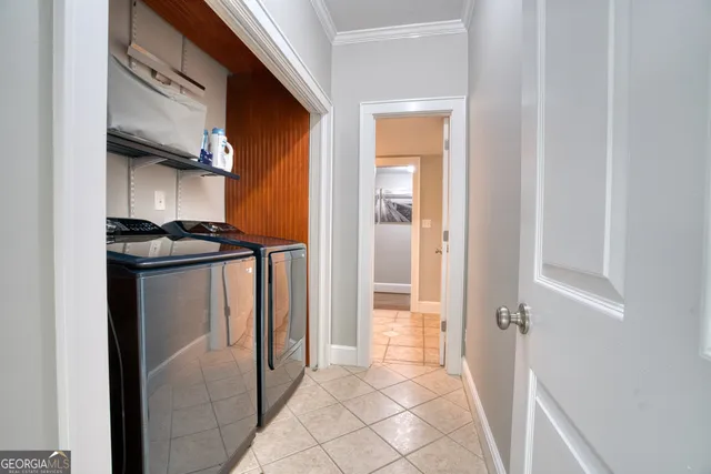 a view of a kitchen from the door