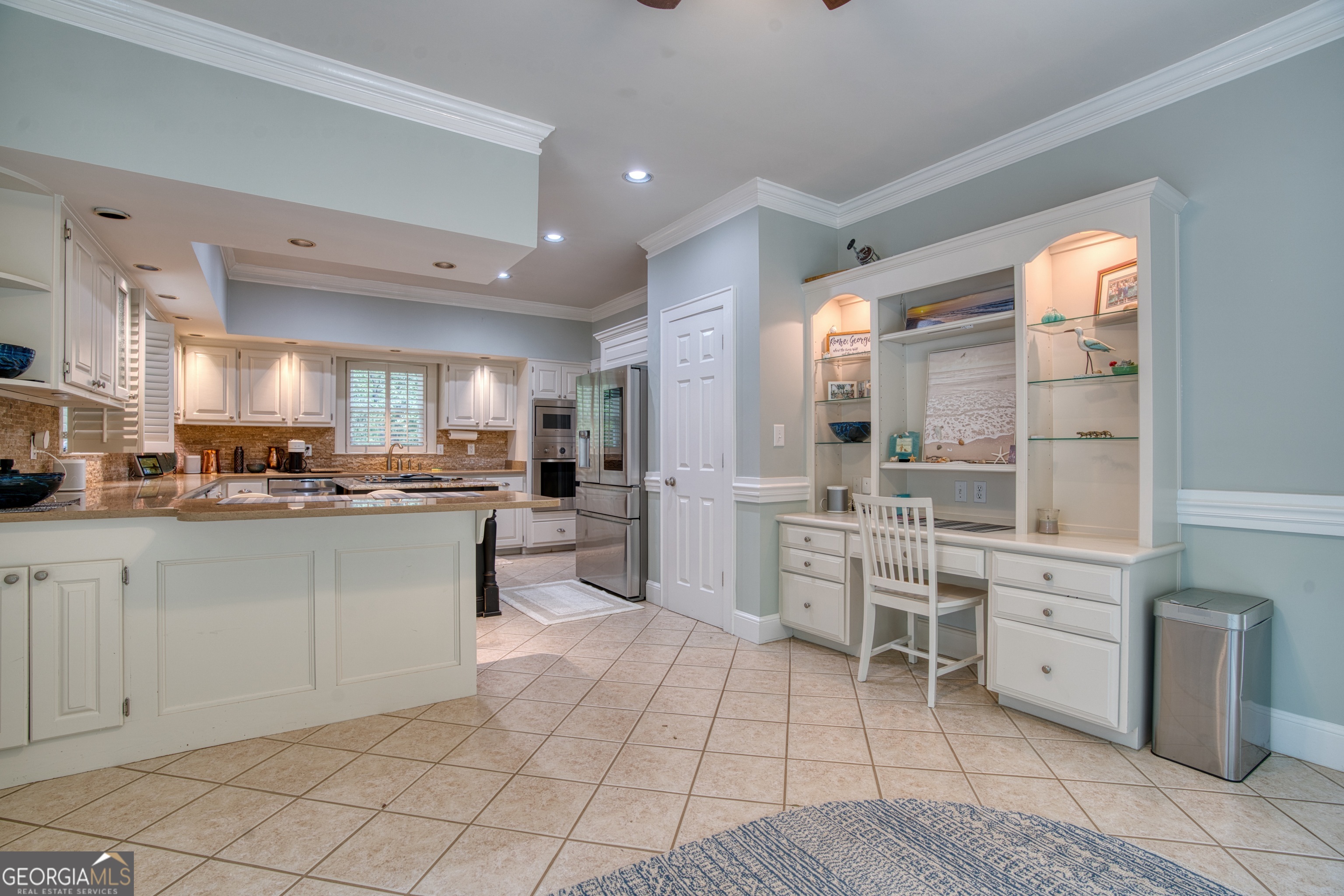 4 Rivermont Drive Southwest Rome, GA 30165 - Photo 15 of 55 a kitchen with white cabinets and appliances