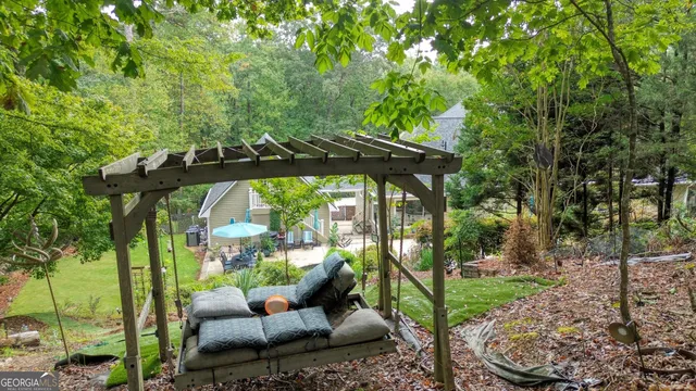 a view of porch with wooden floor and outdoor space