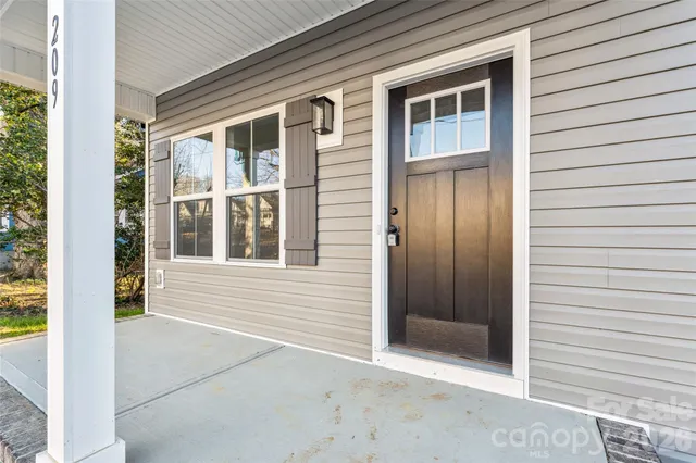 a view of front door