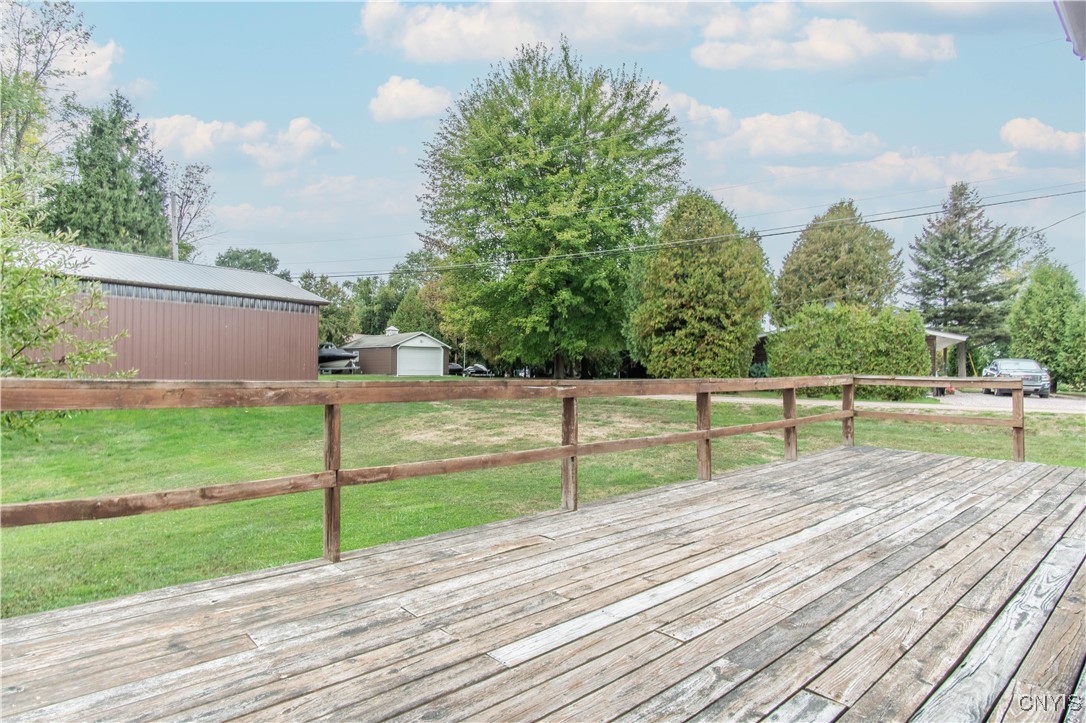 7176 Beadles Point Road Cape Vincent, NY 13618 - Photo 38 of 41 back deck
