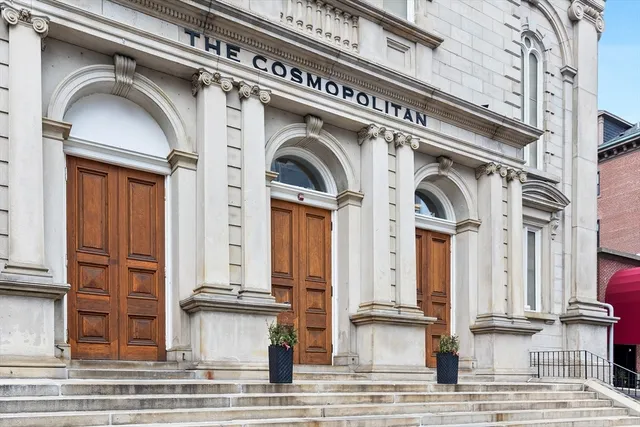 a view of a water heater of a building