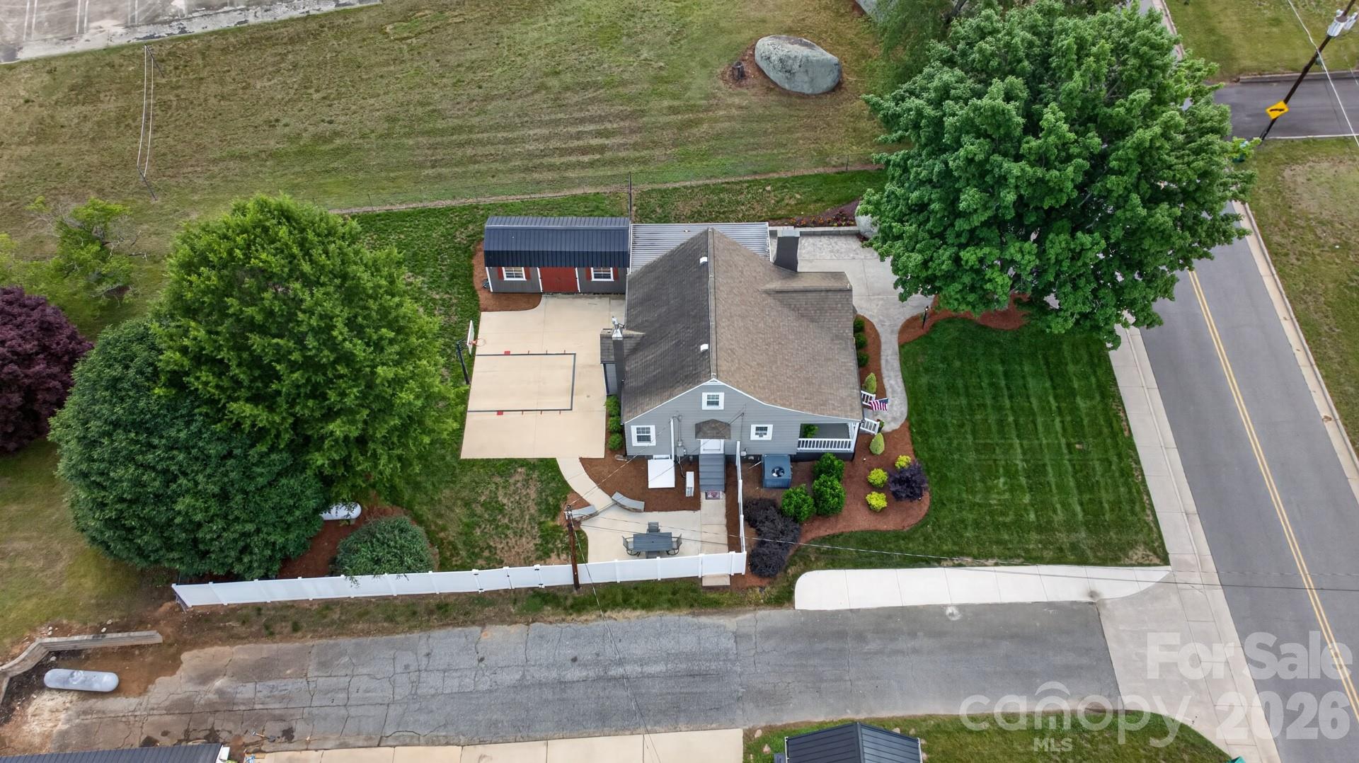1016 Raney Street Salisbury, NC 28146 - Photo 37 of 45 an aerial view of a house with a yard