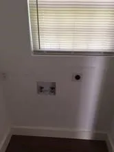 a view of a window in a room