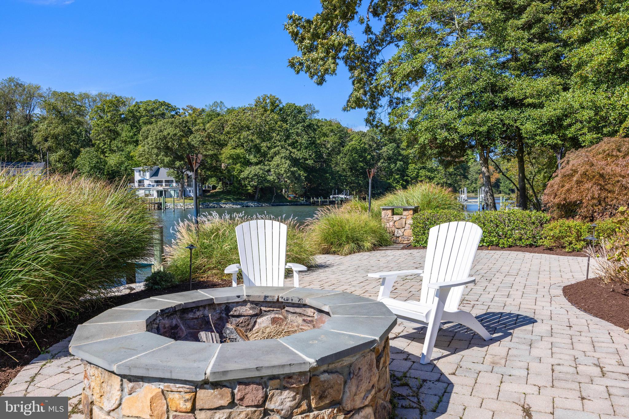 1524 Cedar Lane Farm Road Annapolis, MD 21409 - Photo 10 of 50 Waterside firepit