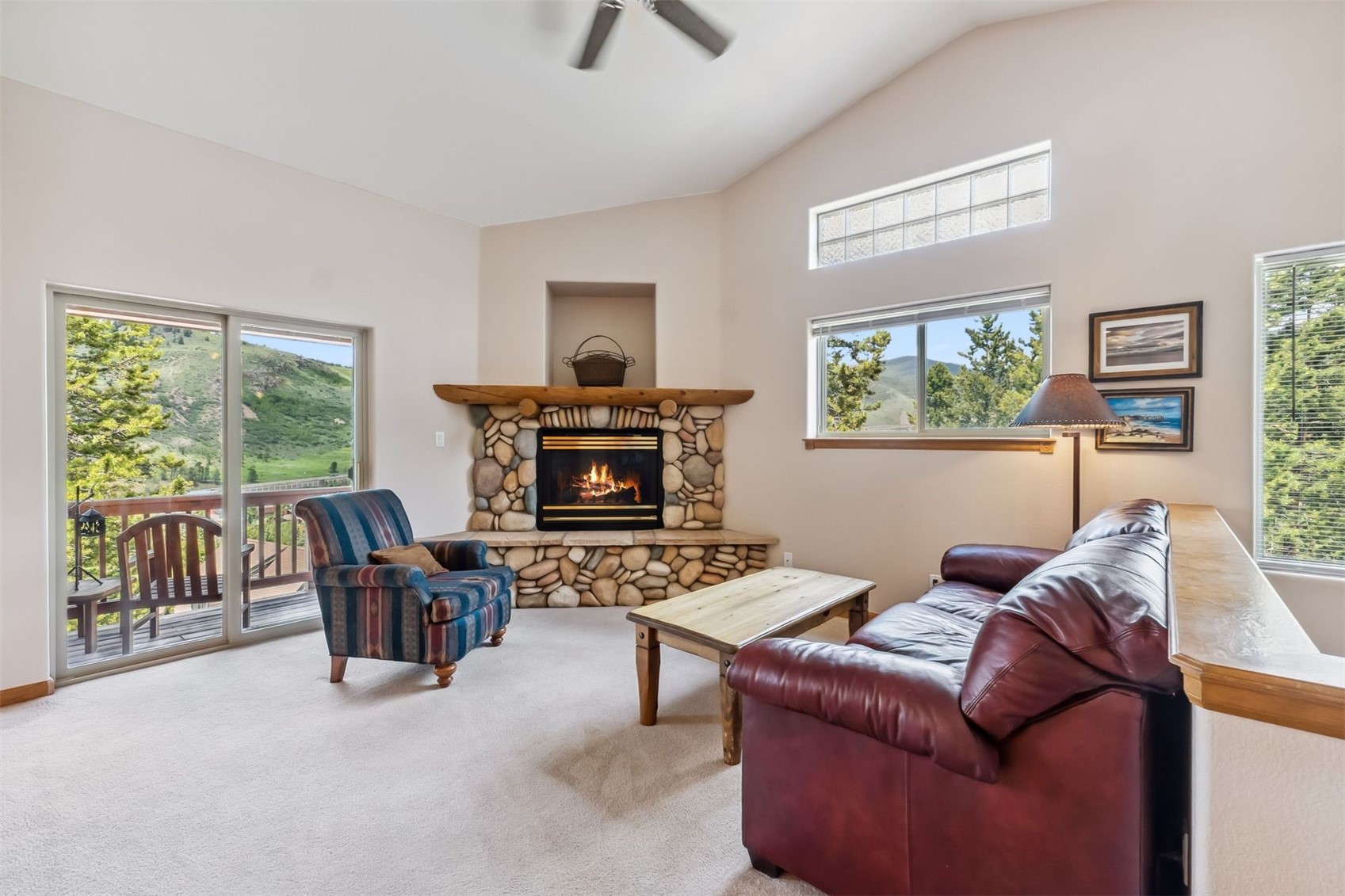 129 Lookout Ridge Drive, Unit 129 Dillon, CO 80435 - Photo 1 of 25 Bright Living Room With Private Deck