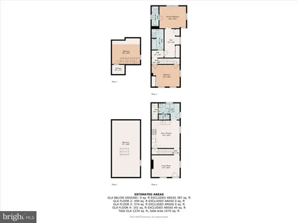 a picture of a room with a white wall and a picture