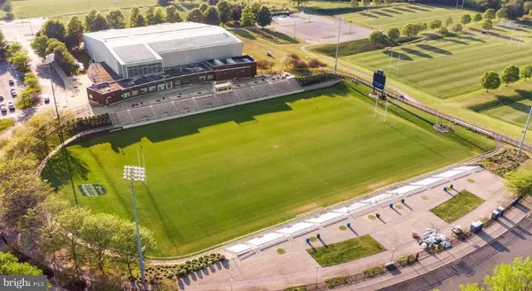 a view of an outdoor space and a swimming pool