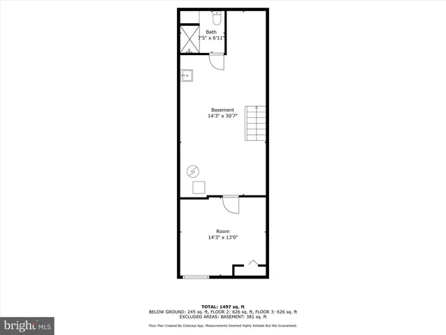 a picture of a room with a floor plan