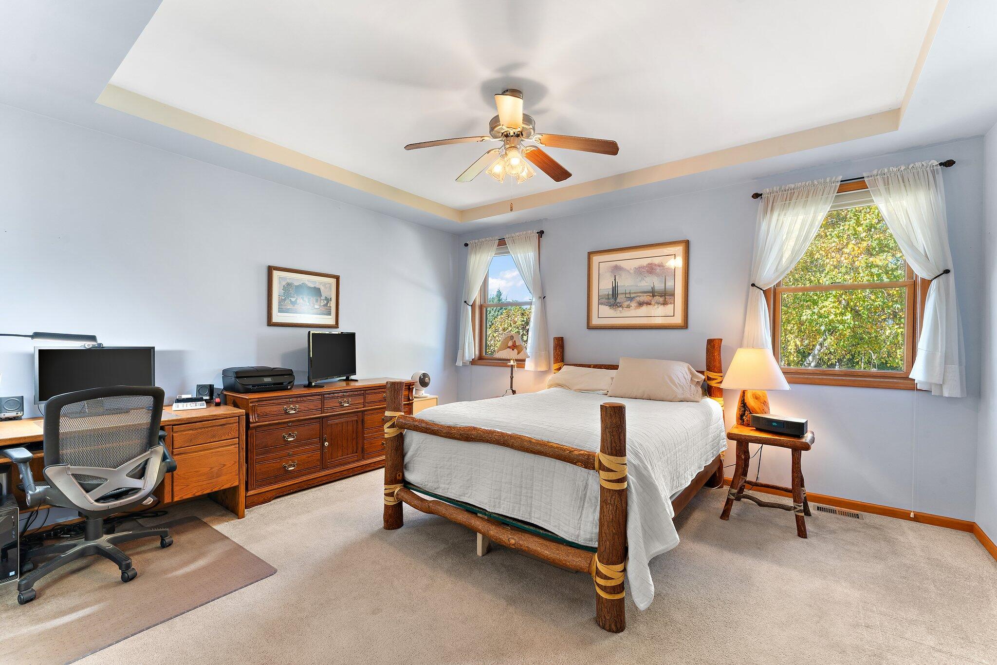 1636 Edith Way Crown Point, IN 46307 - Photo 23 of 56 a bedroom with a bed and a window