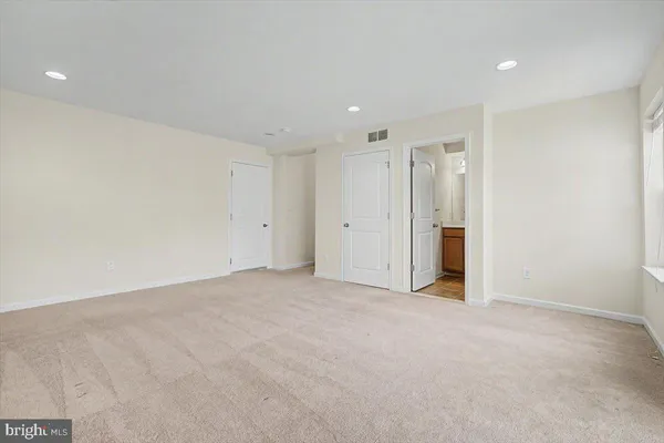 a view of an empty room