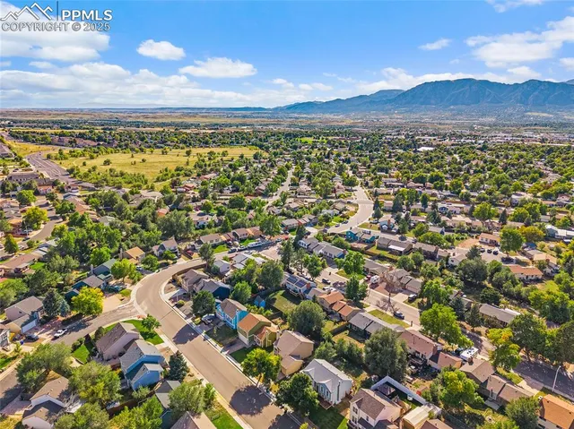view of city and mountain
