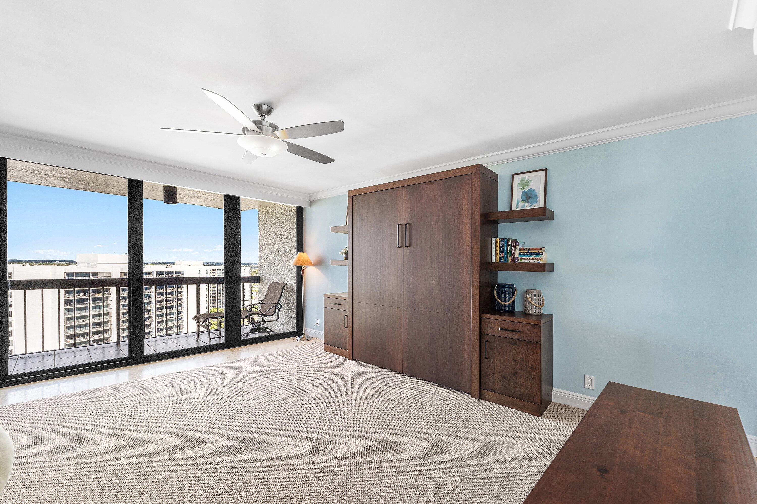 4545 North Ocean Boulevard, Unit PHD Boca Raton, FL 33431 - Photo 26 of 35 Murphy Bed w custom shelving