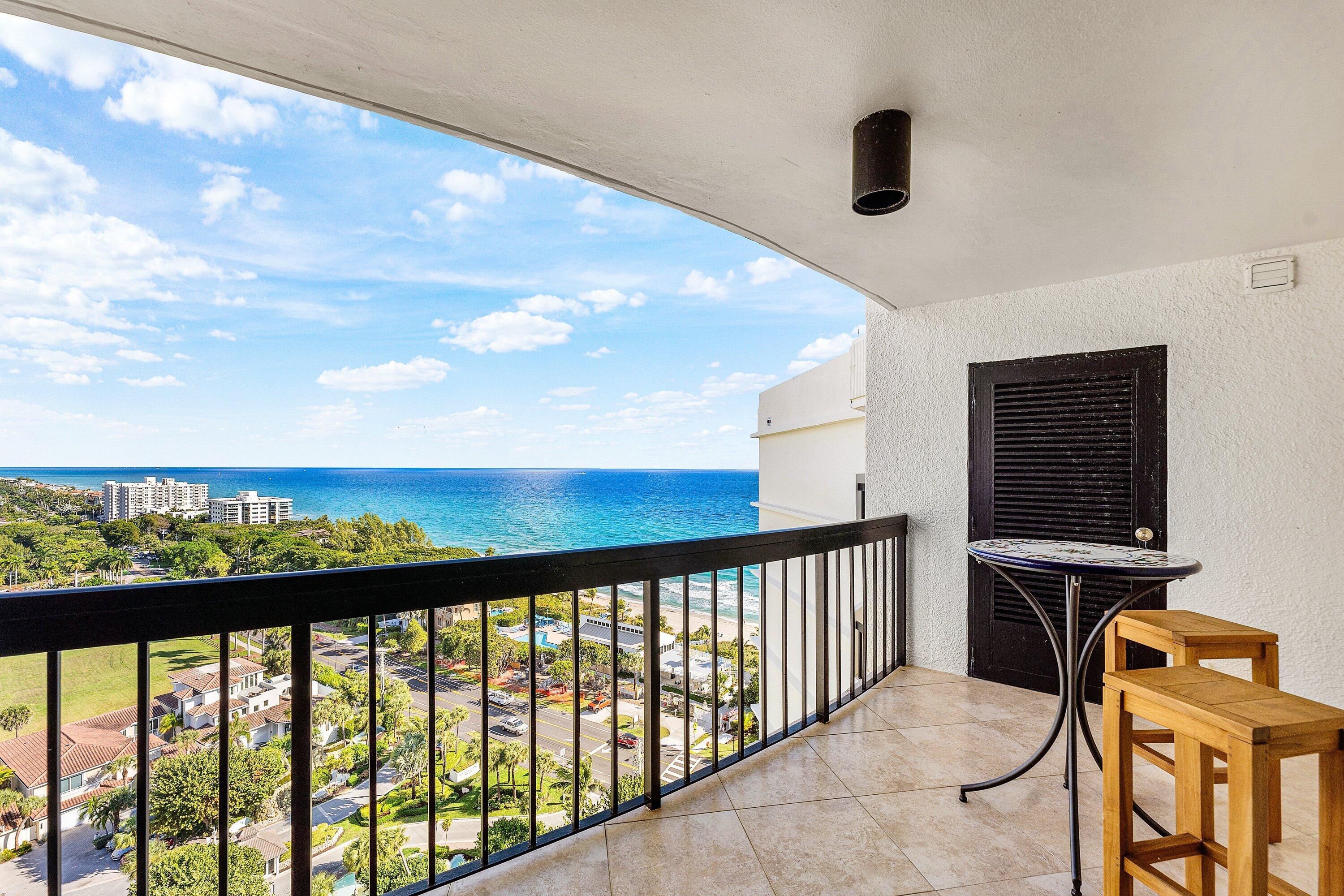 4545 North Ocean Boulevard, Unit PHD Boca Raton, FL 33431 - Photo 7 of 35 Balcony 1_ocean views