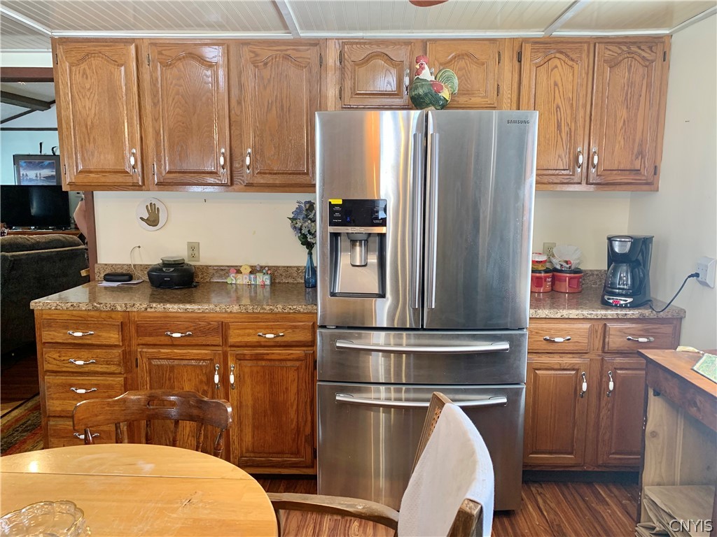 3403 Burke Road Vernon Center, NY 13477 - Photo 6 of 42 Eat-in kitchen comes with all appliances from this Samsung refrigerator.............