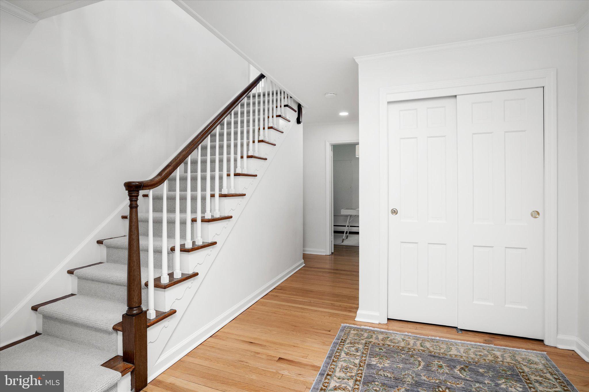127 Westerly Road Princeton, NJ 08540 - Photo 16 of 30 a view of entryway and hall with wooden floor