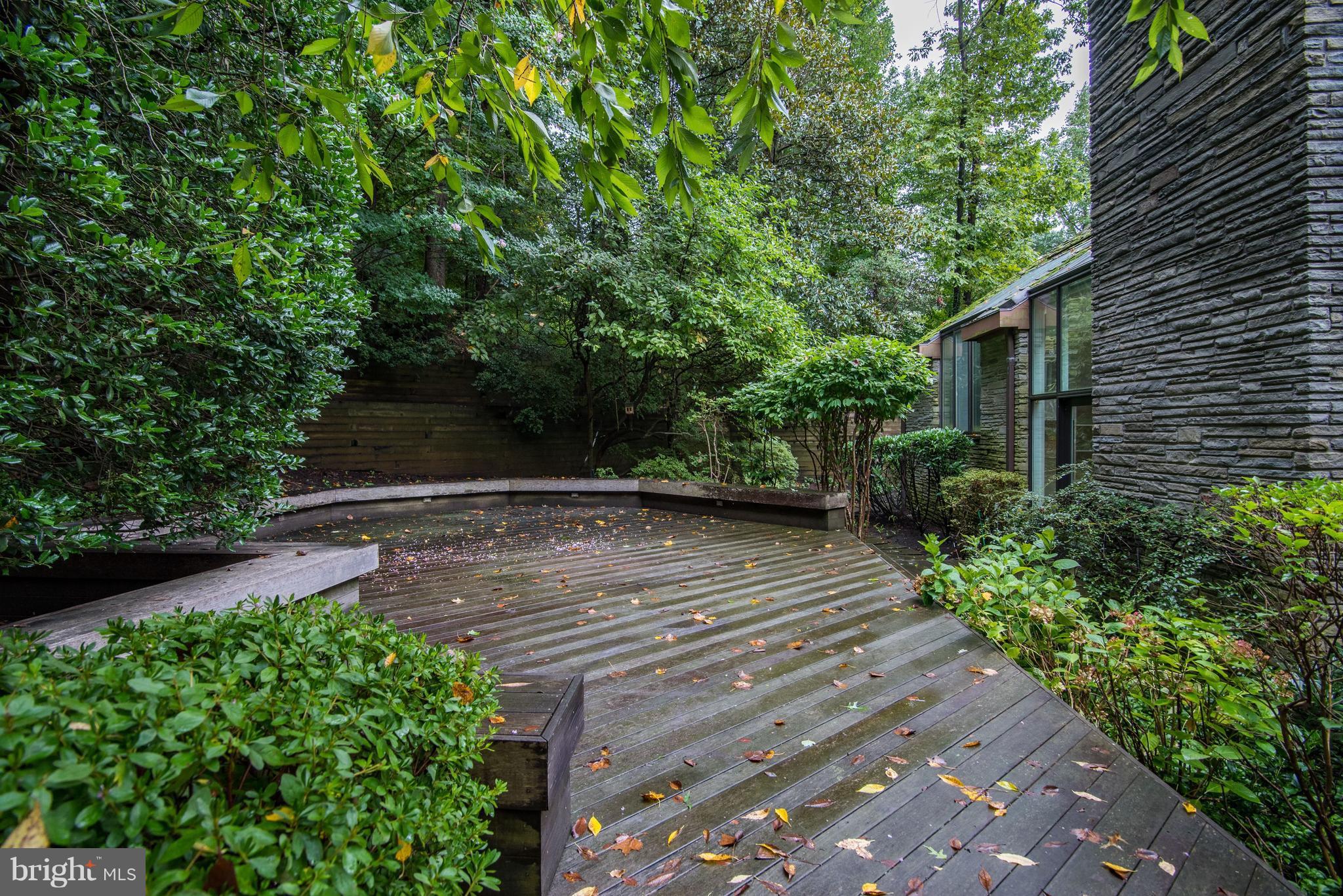 8925 Burning Tree Road Bethesda, MD 20817 - Photo 20 of 22 Verdant Back Deck