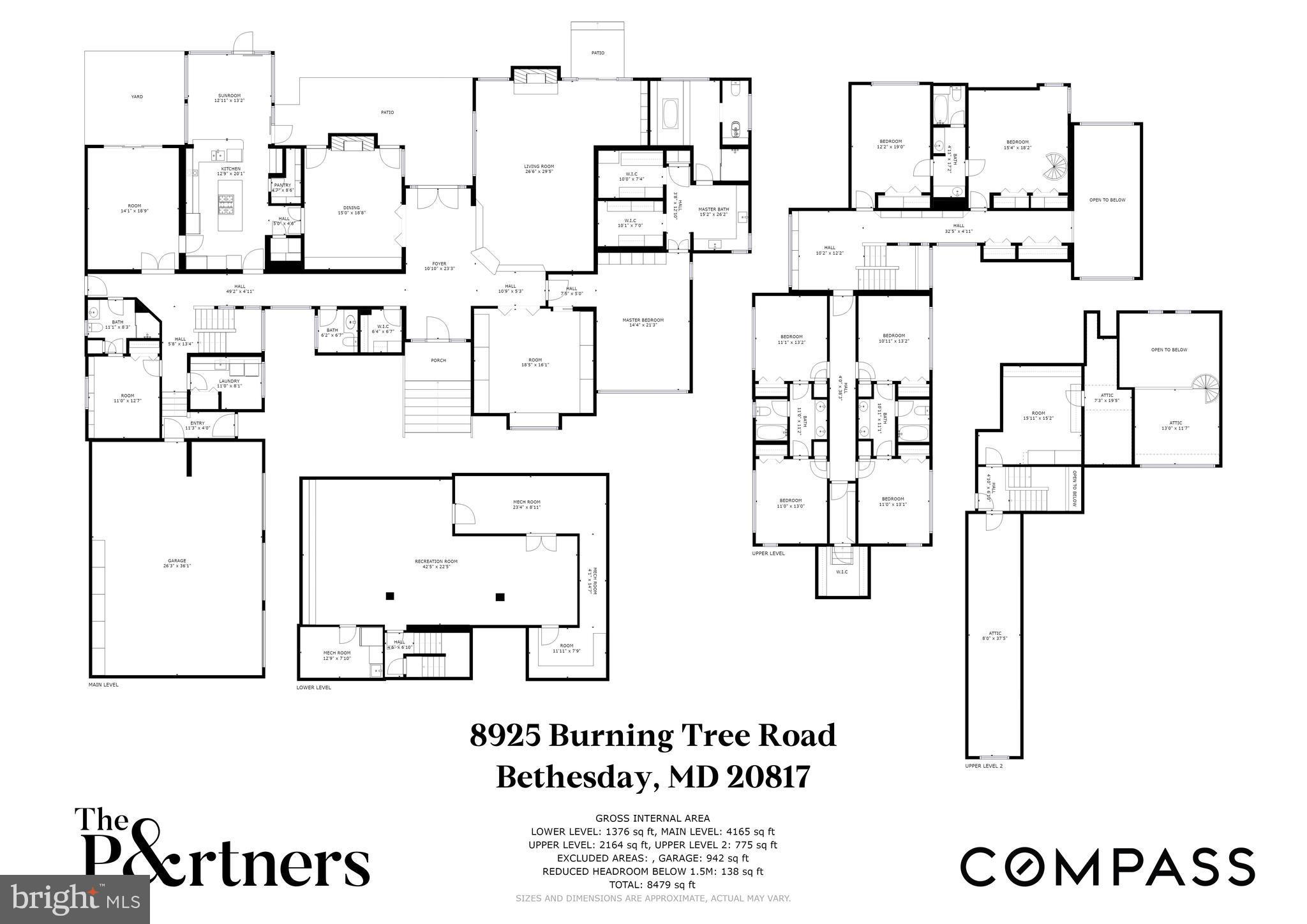 8925 Burning Tree Road Bethesda, MD 20817 - Photo 22 of 22 Floorplans