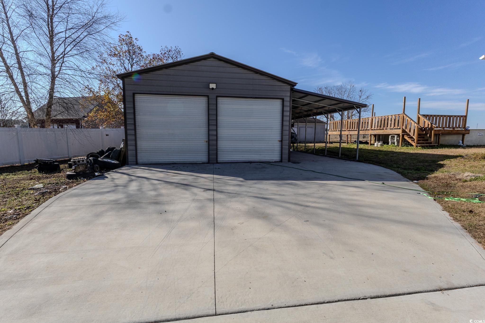 7755 Hunting Swamp Road Conway, SC 29527 - Photo 17 of 19 Unfurnished room featuring dark wood-style floors and crown molding