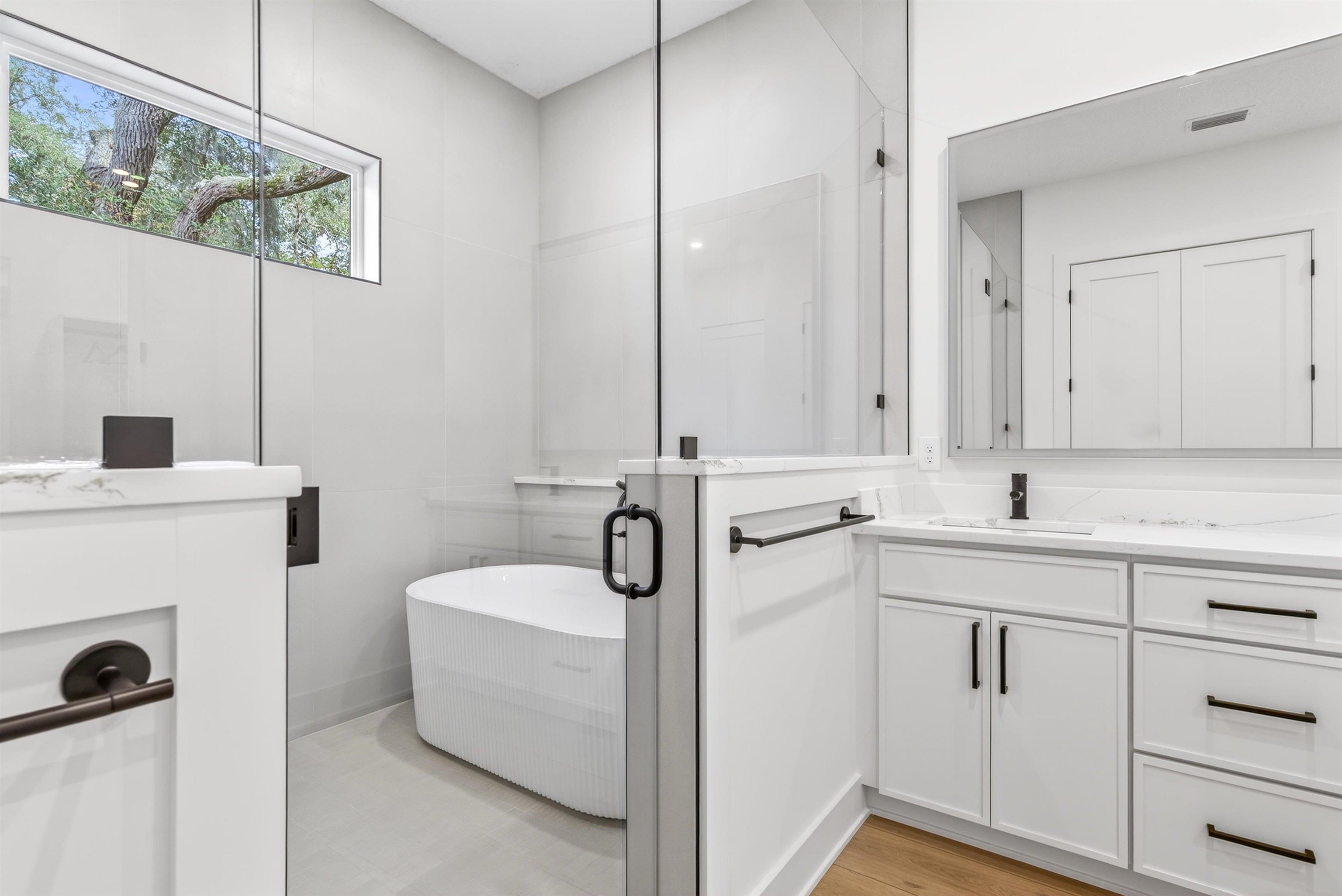 16 Baru Road St. Augustine, FL 32080 - Photo 43 of 73 a bathroom with a sink and a mirror