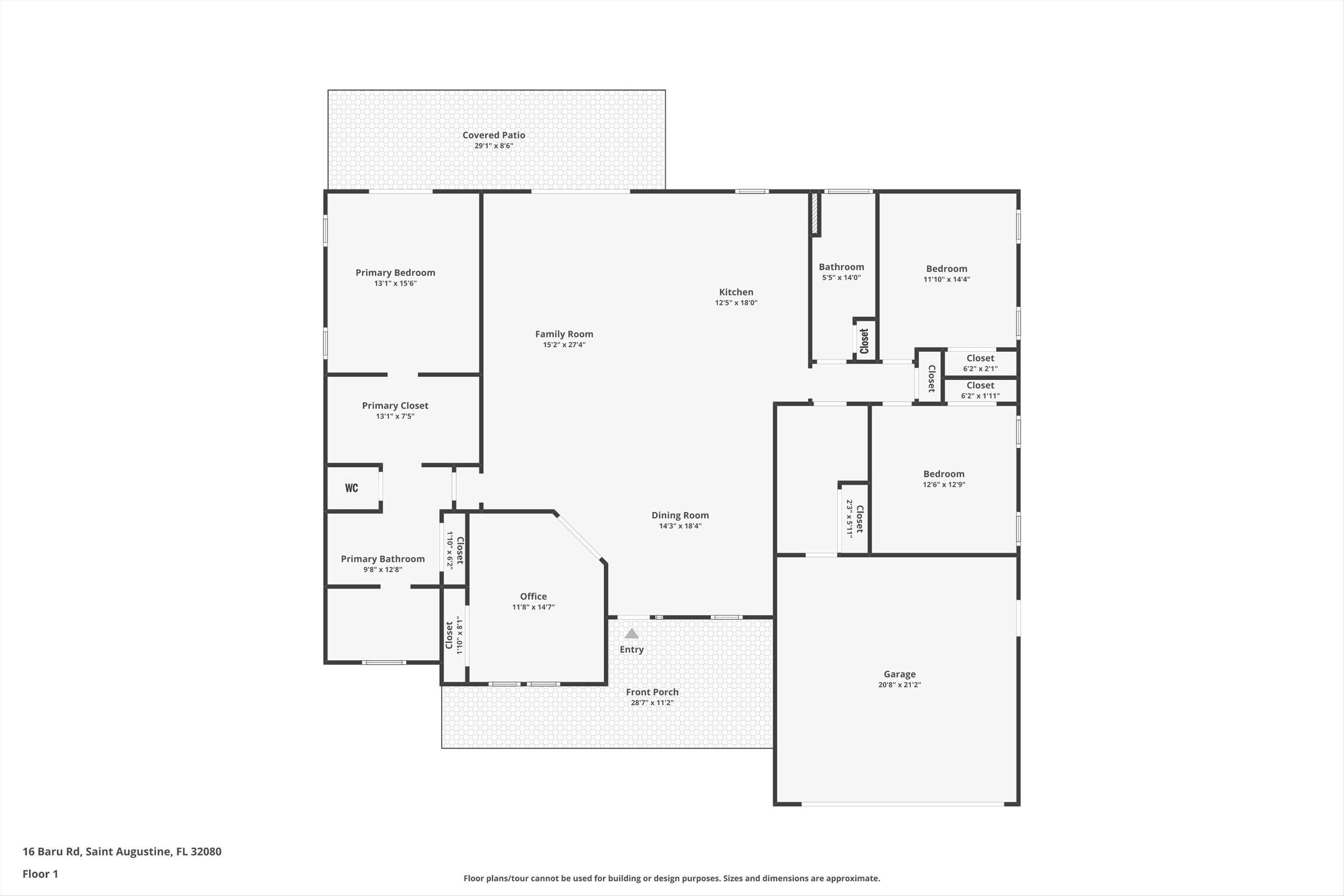 16 Baru Road St. Augustine, FL 32080 - Photo 73 of 73 a picture of a bathroom with a shower