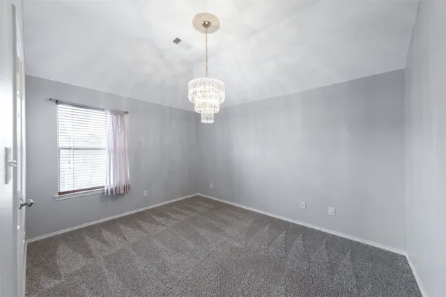 an empty room with window